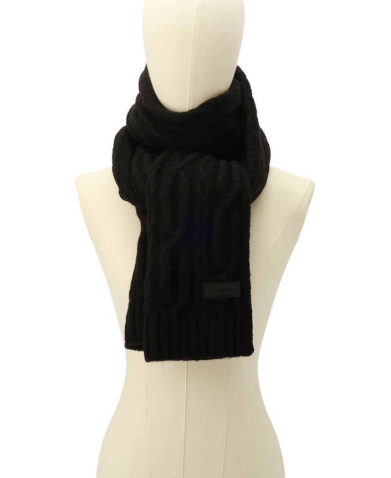 Hunter Cable-Knit Scarf