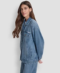 Dkny Jeans Women's Denim Trucker Jacket
