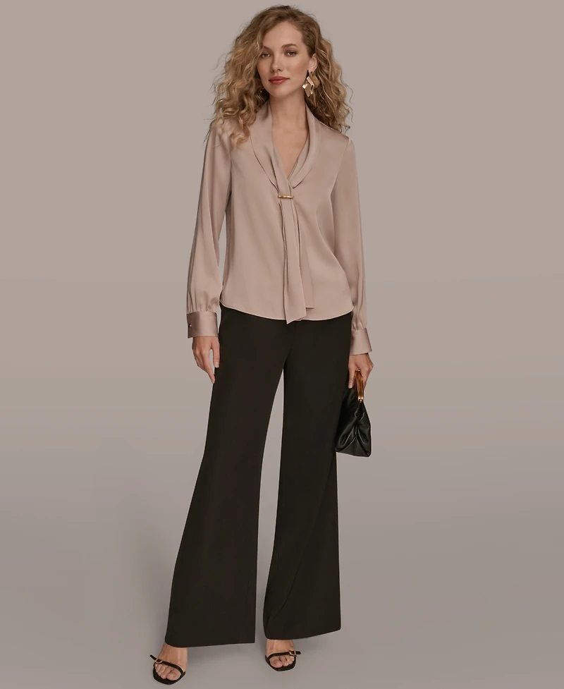 Donna Karan New York Women's Long Sleeve Top