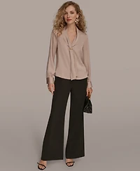 Donna Karan New York Women's Long Sleeve Top