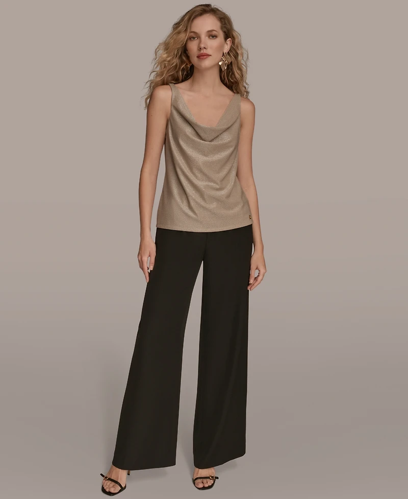 Donna Karan New York Women's Twisted Shoulder Tank Top