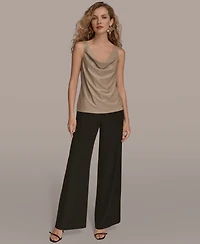 Donna Karan New York Women's Twisted Shoulder Tank Top