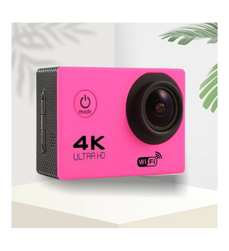 Scuba Cam – WiFi Waterproof action sport camera Pink