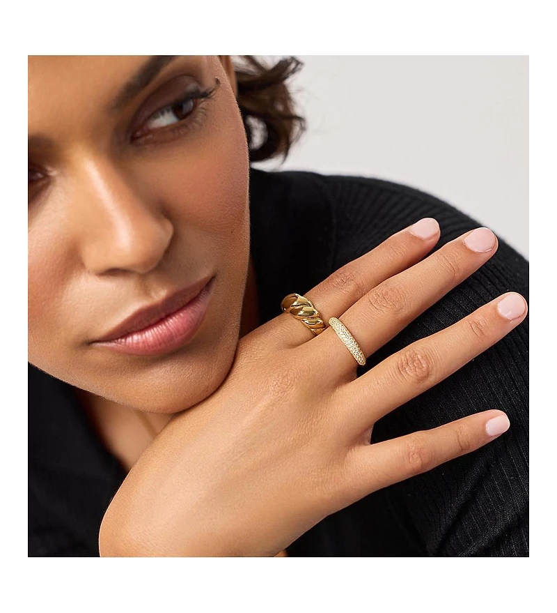 Ana Luisa Gold Twist Ring