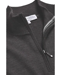 Charles Tyrwhitt Men's New York Jets Merino Zip Neck Sweater