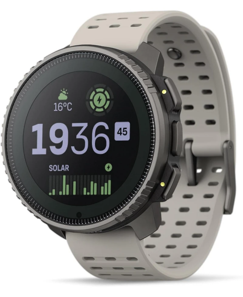 Suunto Vertical Steel Solar Gps Sports Watch with Sapphire Touchscreen, Heart Rate and Sleep Tracker - Canyon