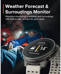 Suunto Vertical Steel Solar Gps Sports Watch with Sapphire Touchscreen, Heart Rate and Sleep Tracker - Canyon