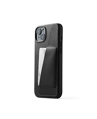 Mujjo Full Leather Wallet Case for iPhone 15 Plus and 14