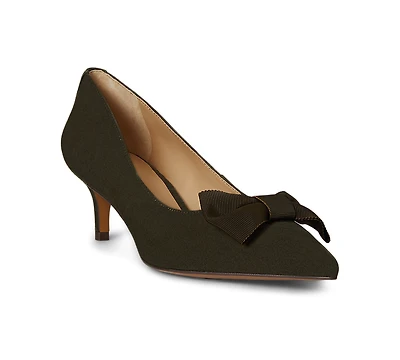 Lauren Ralph Women's Adrienne Suede Bow Pumps