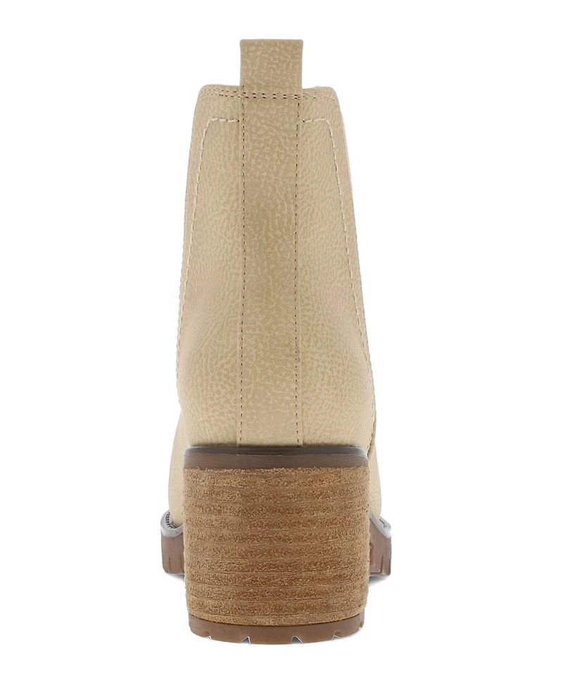 Mia Women's Jody Lug Sole Chelsea Booties