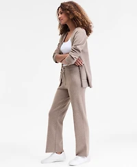 I.n.c. International Concepts Women's Rhinestone Drawstring-Waist Knit Pants, Macy's Exclusive