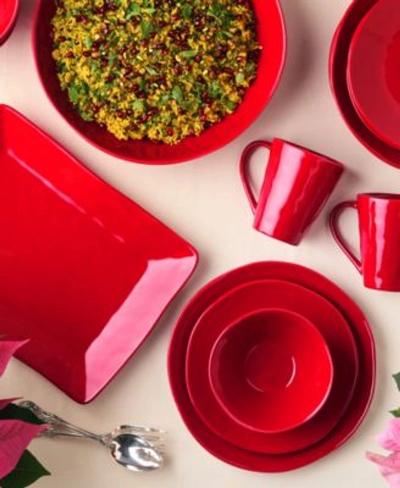 Certified International Berry Red Christmas Dinnerware Collection