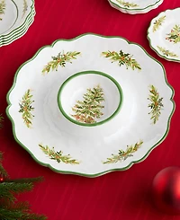 Certified International Holly Tree Melamine 2-Pc. Appetizer Set