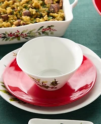 Certified International Holly Vines Ice Cream Bowls, Set of 4