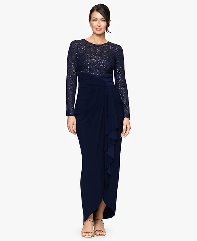 B&A By Betsy and Adam Petite Scoop Neck Sheath Dress