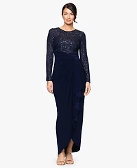 B&A By Betsy and Adam Petite Scoop Neck Sheath Dress