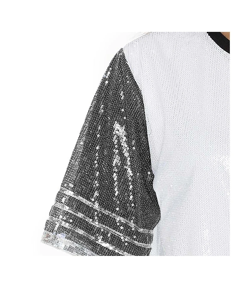 Gameday Couture Women's White Oregon Ducks Full Sequin Jersey Dress