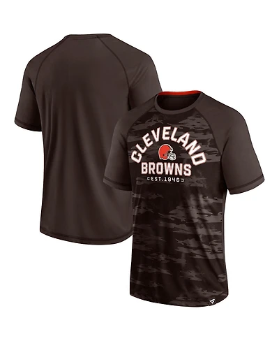Fanatics Men's Brown Cleveland Browns Hail Mary Raglan T-Shirt