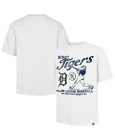 '47 Brand Men's White Detroit Tigers Regional Batter Foundation T-Shirt