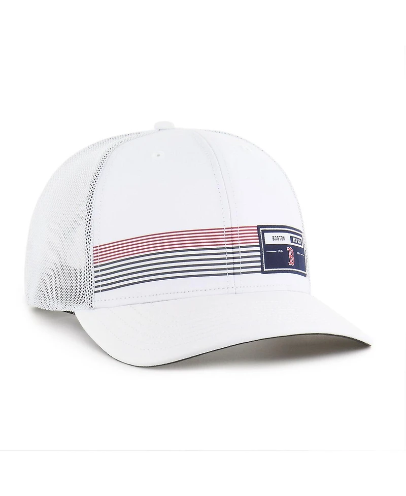 '47 Brand Men's White Boston Red Sox Rangefinder Brrr Trucker Adjustable Hat