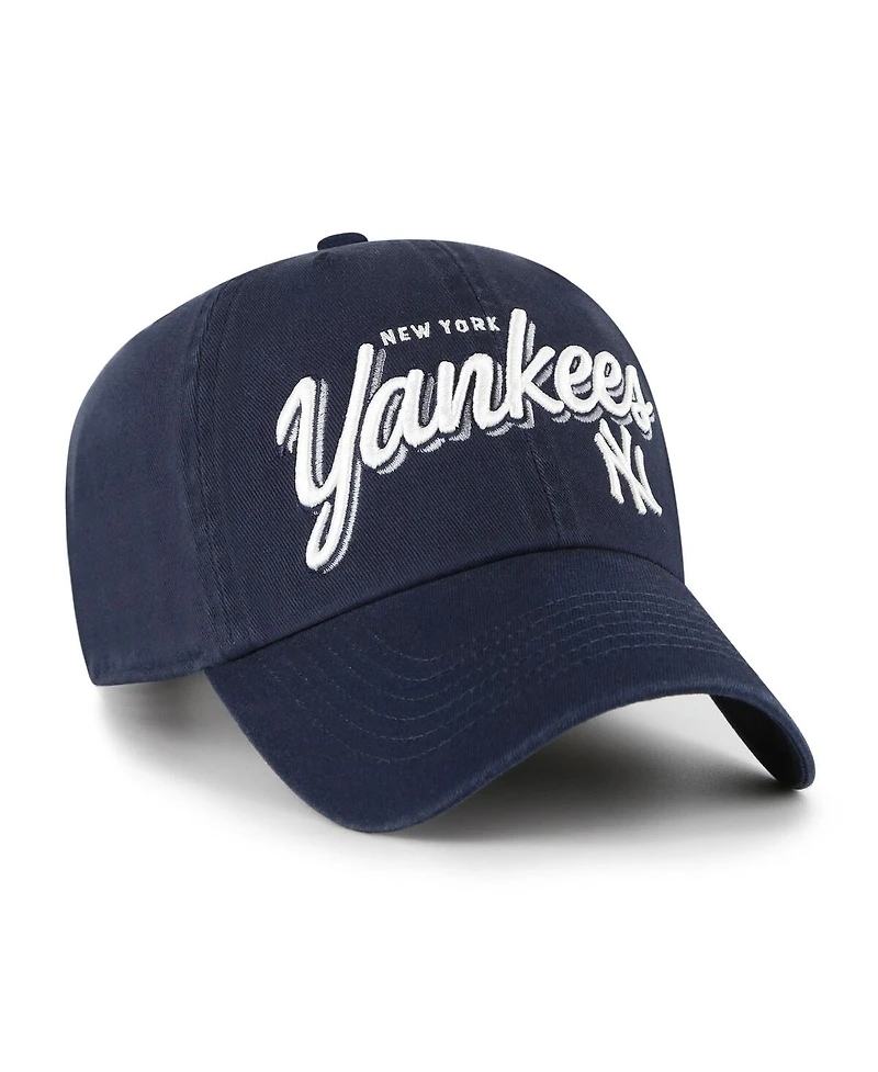 '47 Brand Women's Navy New York Yankees Ariana Clean Up Adjustable Hat