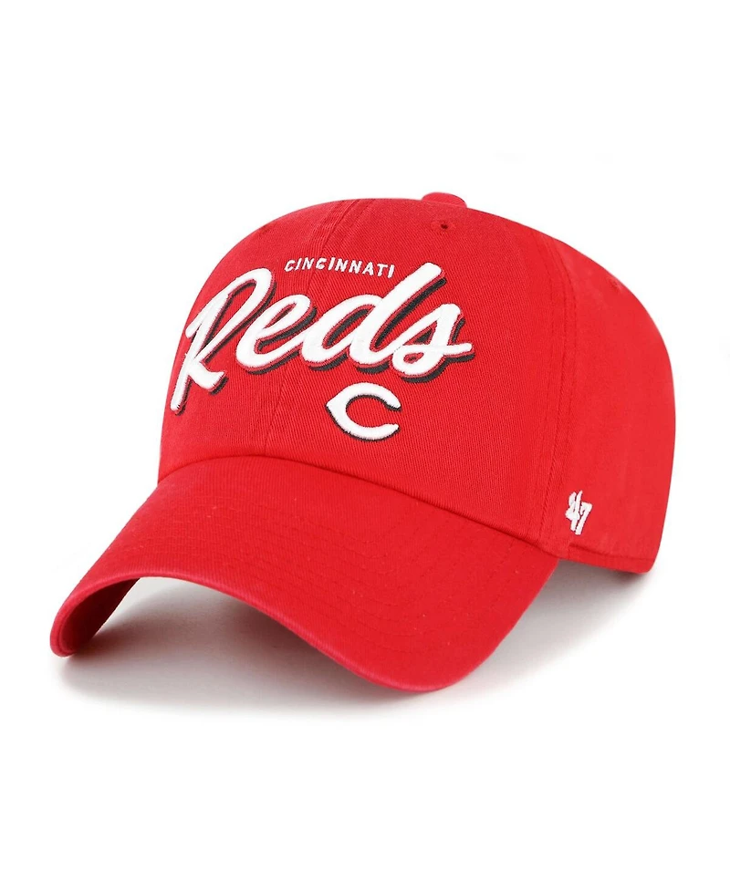 '47 Brand Women's Red Cincinnati Reds Ariana Clean Up Adjustable Hat