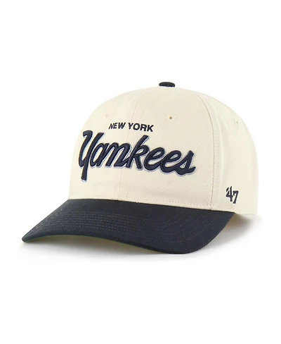 '47 Brand Men's Natural New York Yankees Crosstown Franchise Fitted Hat