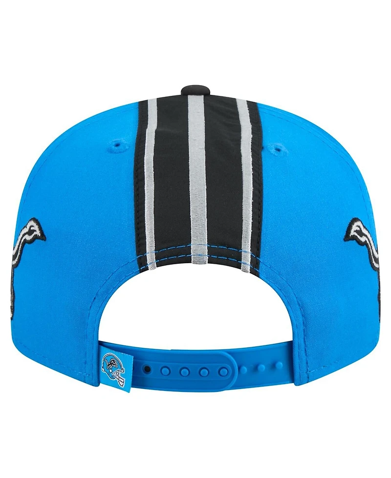 New Era Men's Blue Detroit Lions Helmet 9FIFTY Snapback Hat