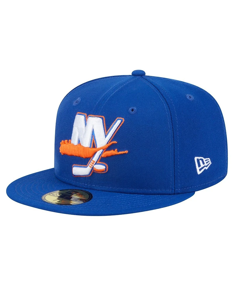 New Era Men's Royal New York Islanders Deceptor 59FIFTY Fitted Hat