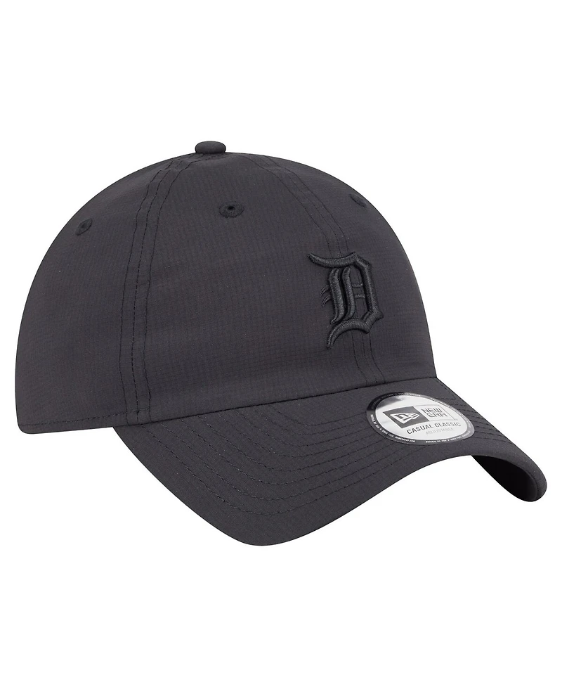 New Era Men's Black Detroit Tigers Ripstop Casual Classic Adjustable Hat