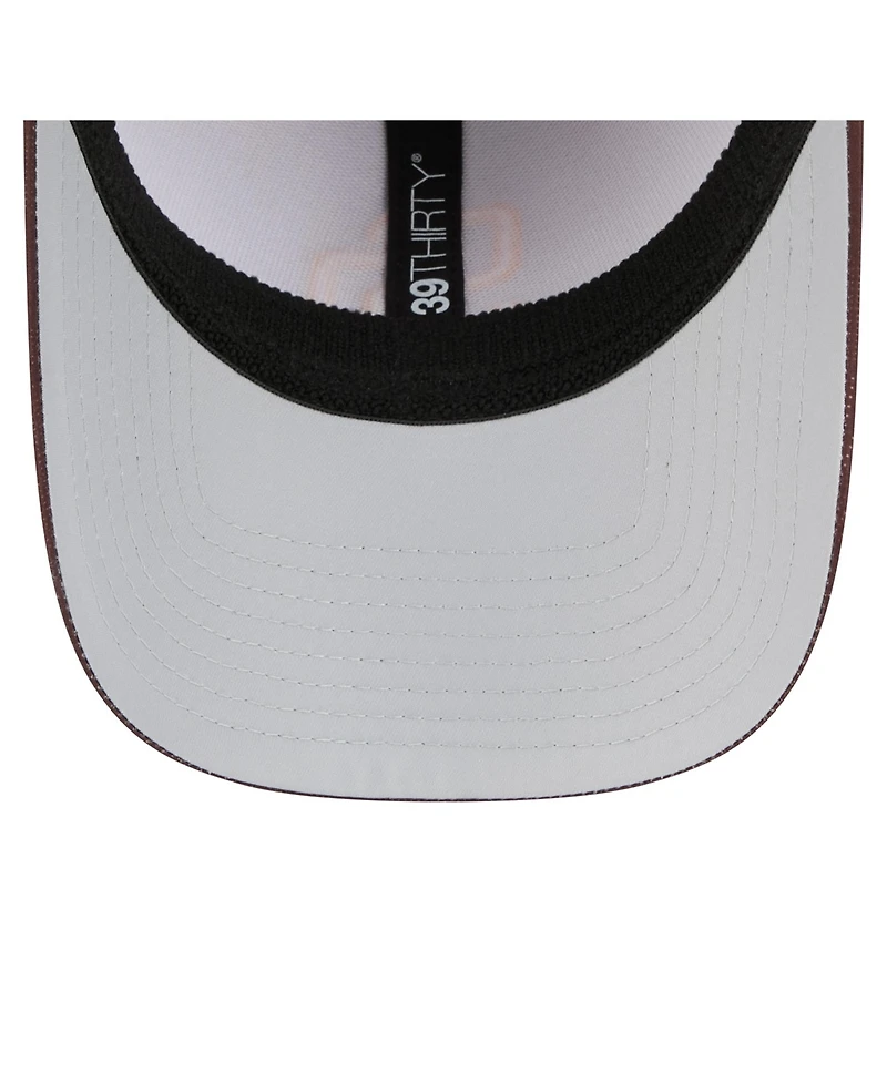New Era Men's Brown San Diego Padres Tonal Camo 39THIRTY Flex Hat
