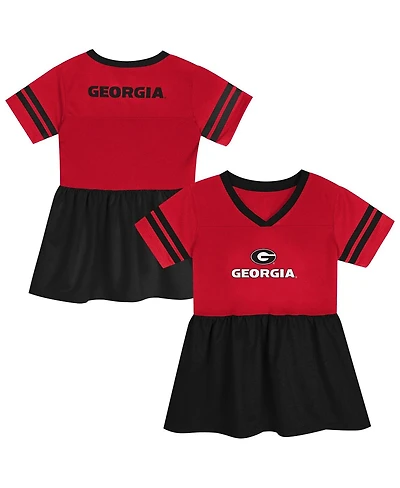 Outerstuff Toddler Red/Black Georgia Bulldogs Stadium Lights Fashion Jersey Dress
