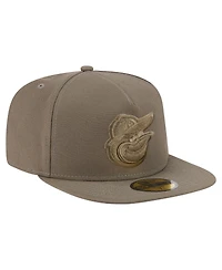 New Era Men's Olive Baltimore Orioles Color Pack A-Frame 59FIFTY Fitted Hat