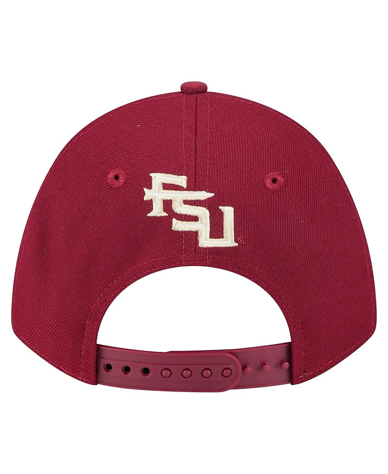 New Era Men's Garnet Florida State Seminoles Team Collective 9FORTY M-Crown Adjustable Hat