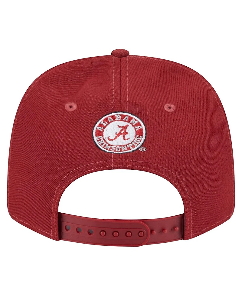 New Era Men's Crimson Alabama Crimson Tide Team Collective 9SEVENTY Stretch-Snap Adjustable Hat
