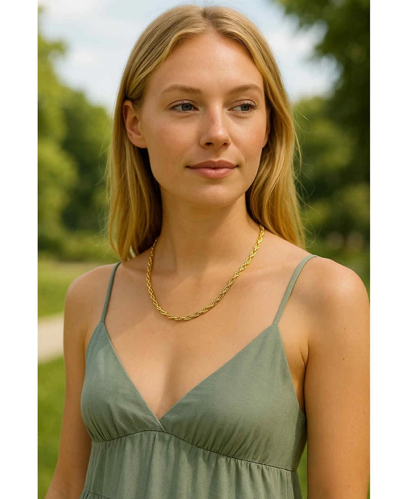 Hollywood Sensation Timeless Gold Rope Necklace