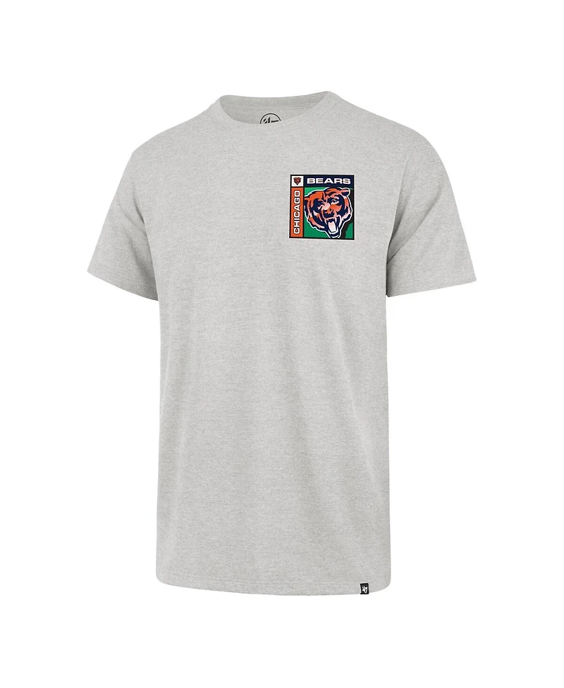 '47 Brand Men's Gray Chicago Bears Chrome Plate Franklin T-Shirt