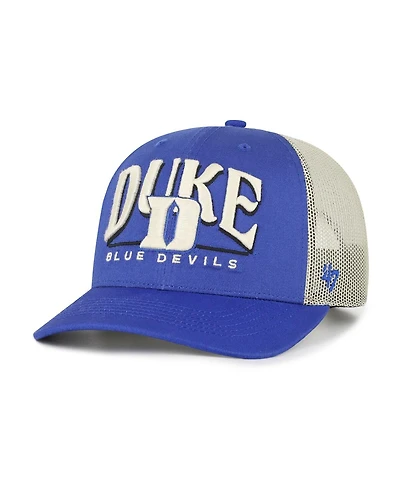 '47 Brand Men's Royal Duke Blue Devils Arid Adjustable Trucker Hat