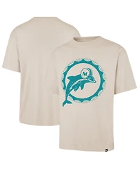 '47 Brand Men's Tan Miami Dolphins Bouldering Imprint Ravine Foundation Throwback T-Shirt
