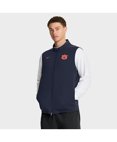 Nike Men's Navy Auburn Tigers Primetime Victory Full Zip Vest