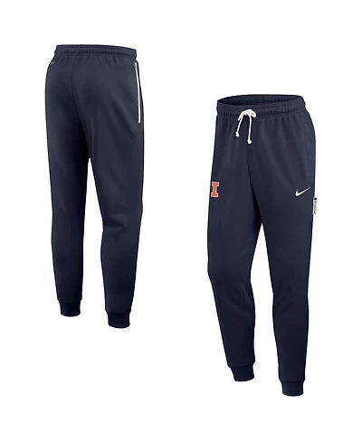 Nike Men's Navy Illinois Fighting Illini 2025 Sideline Performance Taper Pants
