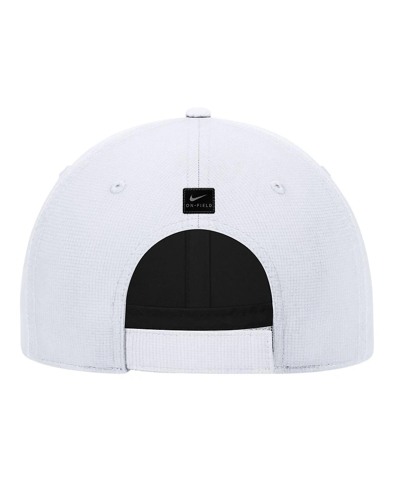 Nike Men's White Pitt Panthers 2025 On-Field Club Performance Adjustable Hat