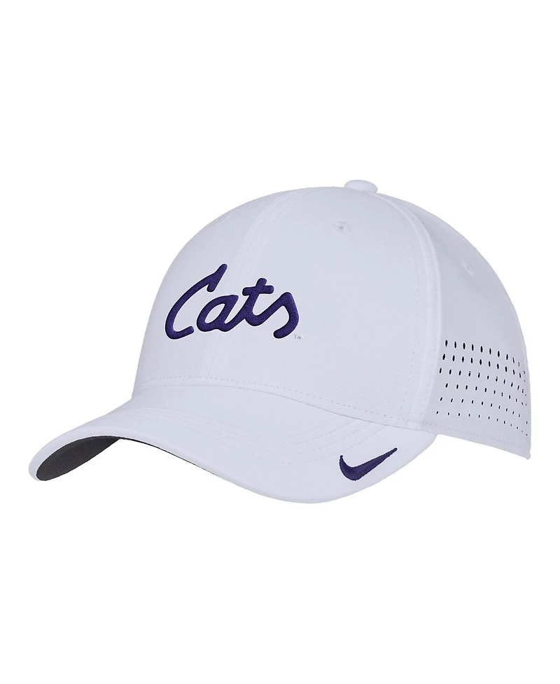 Nike Men's White Kansas State Wildcats 2025 On-Field Performance Flex Hat