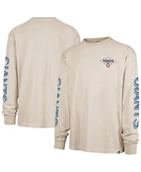 '47 Brand Men's Cream New York Giants Cairn Ravine Foundation Long Sleeve T-Shirt