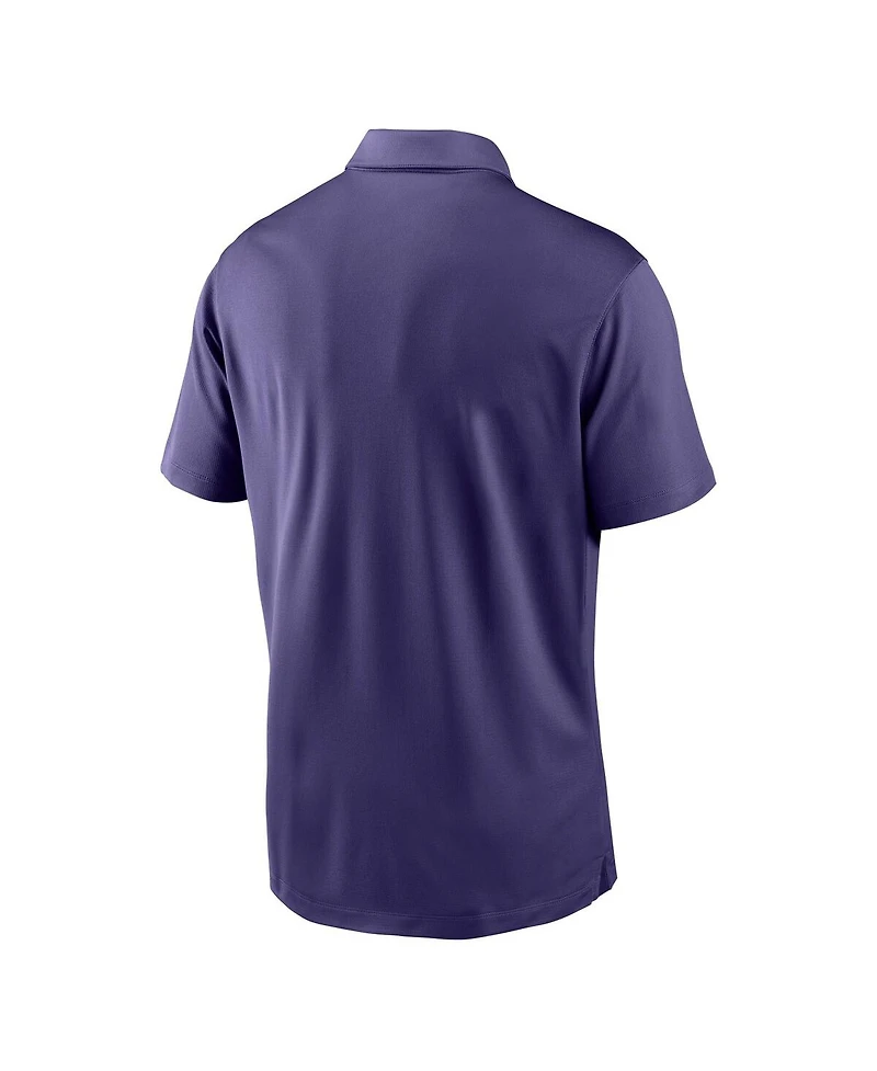 Nike Men's Purple Kansas State Wildcats Victory Solid Performance Polo Shirt