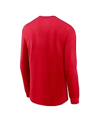 Nike Men's Scarlet Rutgers Knights Legend Dri-fit Long Sleeve T-Shirt
