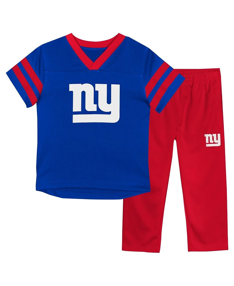 Outerstuff Toddler 2-Piece New York Giants T-Shirt and Pants Set