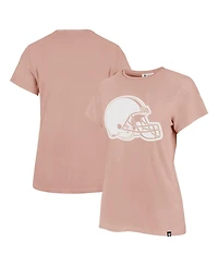 '47 Brand Women's Light Pink Cleveland Browns Premier Frankie T-Shirt