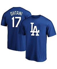 Fanatics Men's Shohei Ohtani Royal Los Angeles Dodgers Big Tall Name Number T-Shirt