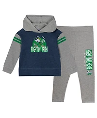Outerstuff Baby Boys and Girls Navy Notre Dame Fighting Irish Clubhouse Pullover Hoodie Legging Set